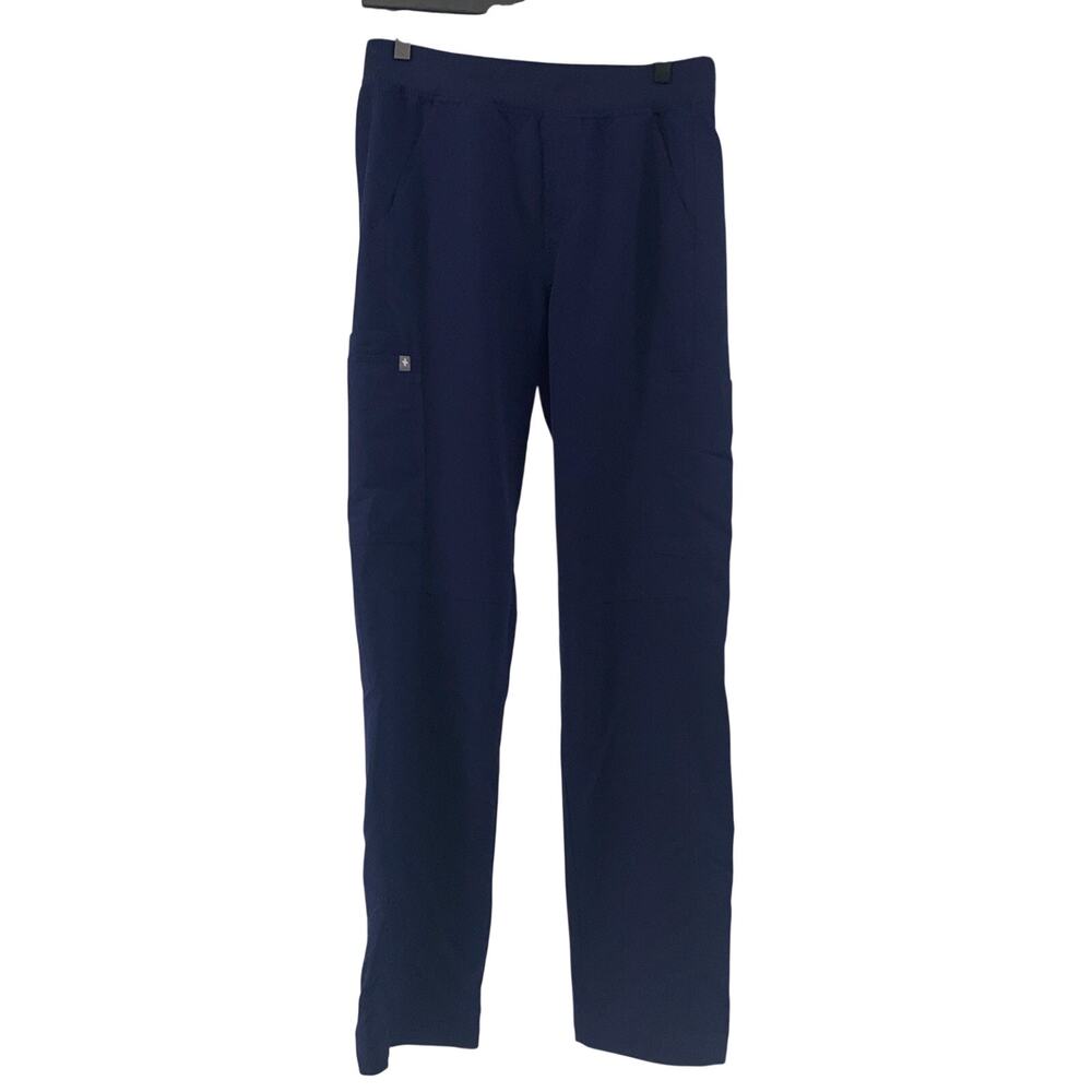 Figs Technical Collection Men's Small AXIM Cargo Scrub Pants Blue Navy T2001